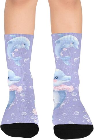 جوارب بيربل أوشن بالز للمشي لمسافات طويلة - جوارب شتوية حرارية سميكة دافئة للأطفال الصغار للأولاد والبنات للمدرسة، والارتداء اليومي والأنشطة الخارجية in Kuwait