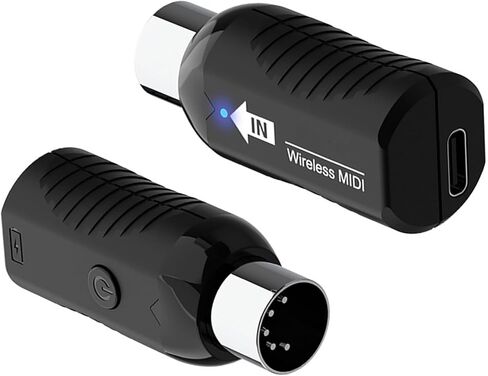 Wireless Midi Guitar System Transceiver Receiver 10M Transmission Low Latency Auto Pairing for Digital Piano Keyboard in Saudi Arabia