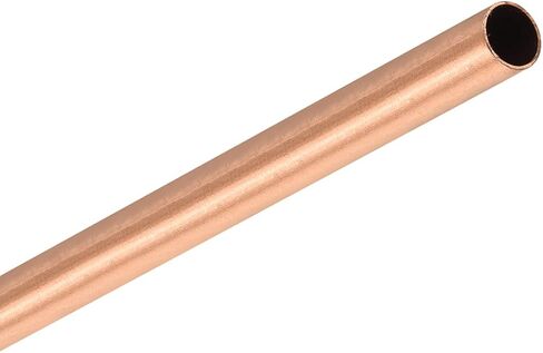 Copper Round Tube 4mm OD 0.25mm Wall Thickness 200mm Length Pipe Tubing 2 Pcs in Saudi Arabia
