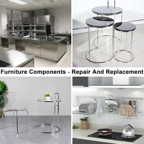 2 Pcs 3/8" OD 304 Stainless Steel Tube, 12" Long, Thickened 304 Stainless Steel Seamless Tubing Round Metal Pipe, Industrial Metal Straight Tube(Industrial cold-rolled steel pipe) in Kuwait