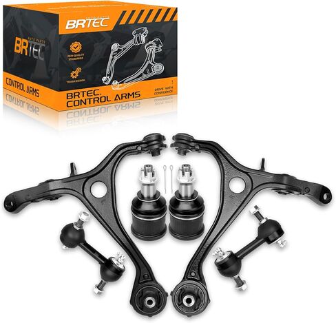 6 قطع من أذرع التحكم الأمامية السفلية مع مفاصل كروية ووصلات شريط التأثير لـ 2003 2004 2005 2006 2007 لسيارة Honda Accord - [2004-08 لـ Acura TSX] in Kuwait