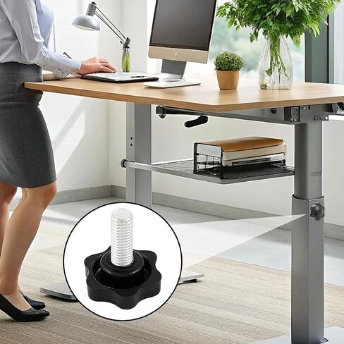 4 قطع مقابض نجمة خيط M8 × 25 مم، براغي بديلة لحامل شجرة عيد الميلاد، قاعدة المظلة، المظلة، مقبض لولبي لشد اليد بمظلة الفناء in Kuwait