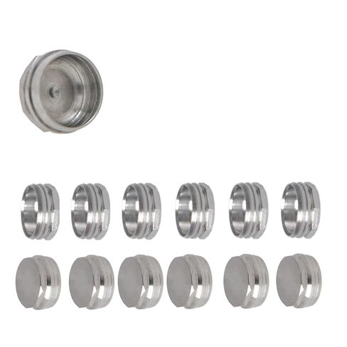 12Pcs Implants Overdenture Locator Replacement Standard/Extended Removable Male Cap Retention Inserts Caps (12Pcs-2.4lbs Standard Male Caps Inserts) in Kuwait