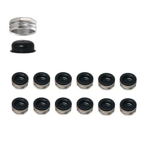 12Pcs Implants Overdenture Locator Replacement Standard/Extended Removable Male Cap Retention Inserts Caps (12Pcs-2.4lbs Standard Male Caps Inserts) in Saudi Arabia