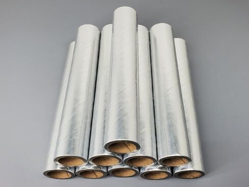 10pc Fireworks Paper Cardboard Tubes 3/4" x 6" x 1/8" Silver Thick Walled in Kuwait