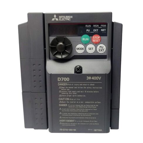 MITSUBISHI FR-D740-080-NA 0.2-400 هرتز، 400 فولت تيار متردد، 5 حصان، 8 أمبير، سلسلة FR-D700، محرك عاكس، ثلاثي الطور، مواصفات الولايات المتحدة/كاليفورنيا/MX in Saudi Arabia