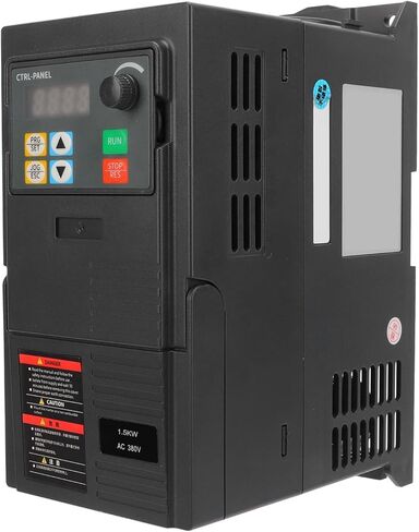 VFD Converter, 380 to 440V Input 0 to 440V Output, Single to Three Phase VFD Variable Frequency Drive, Safety Efficient Cooling VFD Inverter for Spindle Motor in Saudi Arabia