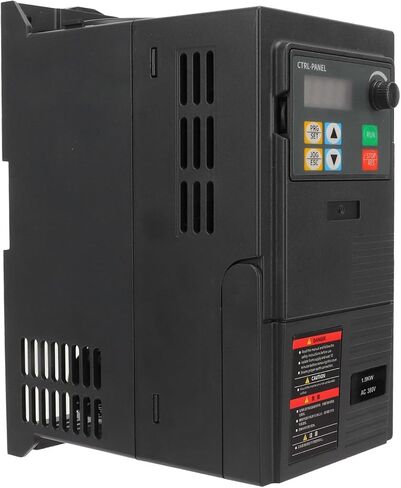 VFD Converter, 380 to 440V Input 0 to 440V Output, Single to Three Phase VFD Variable Frequency Drive, Safety Efficient Cooling VFD Inverter for Spindle Motor in Saudi Arabia