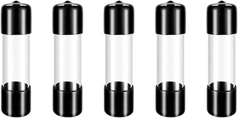 AHANDMAKER 5Pcs Clear Rigid Plastic Tubing with Caps 10 x 1.1 Inch Storage Tubes with Lid 2.3cm/0.9Inch ID Cylinder Tube for Incense Sticks Beads Toothpick Needle Item Storage in Saudi Arabia