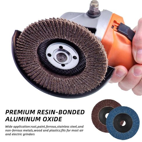 مجموعة أقراص نحت الخشب 14 قطعة لمطحنة زاوية 4 بوصة أو 4 1/2 بوصة، قرص عجلة طحن أداة جذعية مع حلقة محول ومفتاح ربط 5/8 بوصة، ملحقات مطحنة النجارة لقطع تشكيل النحت وتلميع الصنفرة in Kuwait