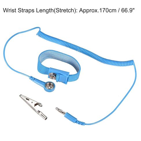Anti Static Wrist Straps, ESD Components, Stainless Steel Magnetic Tray Grounding Wire Alligator Clip in Saudi Arabia