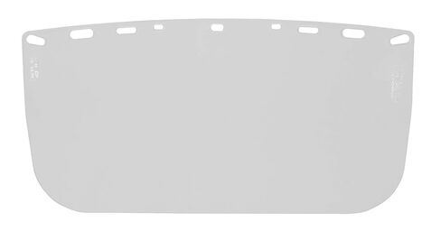 Bullard 840P Clear, Heat-Formed, Multi-Fit Polycarbonate Impact Resistant Visor for use with Bullard Face Protection Brackets, 8" x 15" x 0.040" in Saudi Arabia