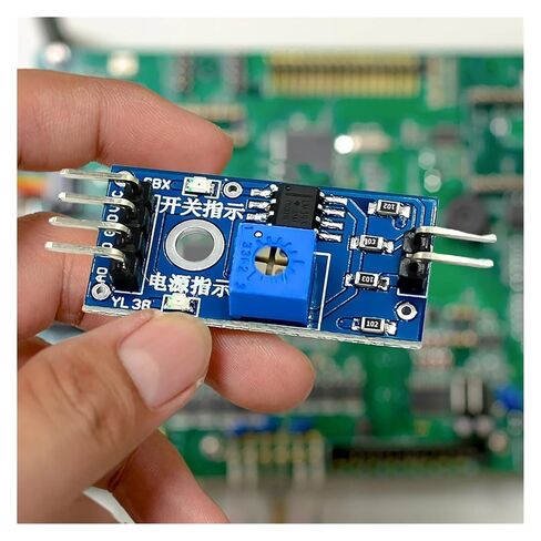 Rain Drops Detection Moisture Monitor Sensor 3.3V-5V Monitor Weather Sensor Relay Board High Sensitivity for Robot Kit(4pcs) in Saudi Arabia