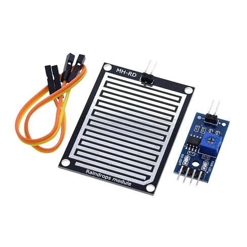 Rain Drops Detection Moisture Monitor Sensor 3.3V-5V Monitor Weather Sensor Relay Board High Sensitivity for Robot Kit(4pcs) in Saudi Arabia