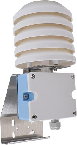 Qiilu Outdoor Weather Transmitter Lo Er Box Temperature Humidity Sensor P65 Rating Wireless Temperature Humidity Monitor in Saudi Arabia