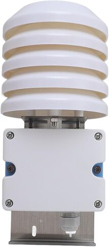 Qiilu Outdoor Weather Transmitter Lo Er Box Temperature Humidity Sensor P65 Rating Wireless Temperature Humidity Monitor in Saudi Arabia