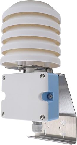 Qiilu Outdoor Weather Transmitter Lo Er Box Temperature Humidity Sensor P65 Rating Wireless Temperature Humidity Monitor in Saudi Arabia