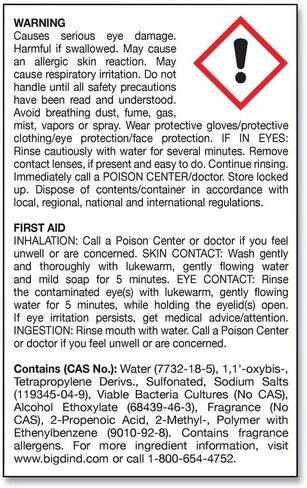 Big D Ind Enzym D Digester Deodorant, Lemon Fragrance, 32 Ounce Bottle -- 12 per case. in Kuwait