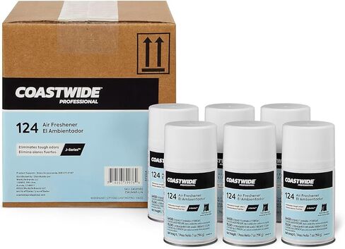 Professional Aerosol Air Freshener Refill, Fresh Linen Scent, 7 Oz., 6/Carton in Kuwait