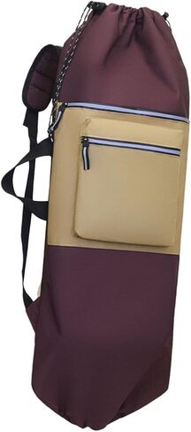 حقيبة ظهر لوح التزلج برباط، متعددة الوظائف، حقيبة حمل طويلة خفيفة الوزن مع منظم للرياضات الخارجية و in Kuwait