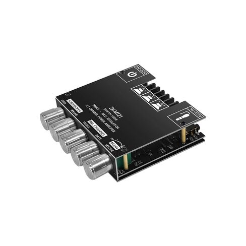 ZK-MT21 2.1 Channel Bluetooth 5.0 Audio Amplifier Board 50W X 2 +100W Mini Subwoofer Power Amp for DIY Bluetooth Speaker Home Theater in Kuwait