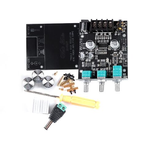ZK-502MT 50W×2 2.0 Channel Blue Tooth 5.0 Audio Amplifier Module 12–24V Wide Voltage -20°C to +85°C Operating Temp 90dB SNR Overheat Protection in Saudi Arabia