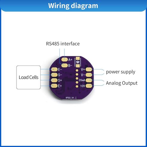 4-Wire Strain Sensor Transmitter, 24-bit ADC, RS485 Modbus-RTU, 12-28VDC in Kuwait