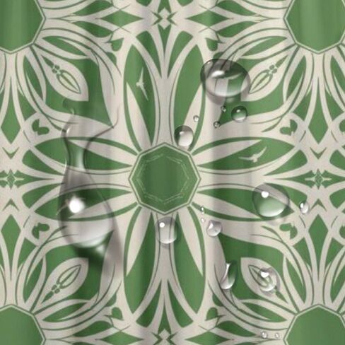 ستارة دش للحمام بتصميم بسيط مع خطافات، ستارة دش للشاطئ مقاومة للماء للصيف، ستائر بوهو من القماش قابلة للغسل للحمام مجموعة حديثة 60 × 72 بوصة in Kuwait