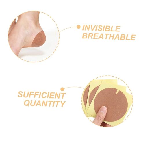 10sheets Self-adhesive Heel Pad Stickers of Friction Toe Heel Protectors for Comfort Breathable in Saudi Arabia