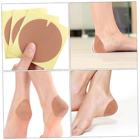 10sheets Self-adhesive Heel Pad Stickers of Friction Toe Heel Protectors for Comfort Breathable in Saudi Arabia