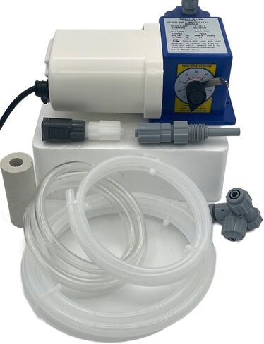 Precision Controls - Chem Flow Diaphragm Pump, 15 GPD Max, 100 PSI, 115 Volt Metering Pump, 3/8" Suction & Discharge tubing connections. in Saudi Arabia