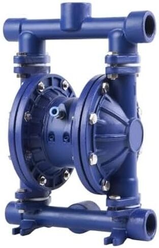Air Operated Double Diaphragm Pump, 15 GPM, Max 100 PSI Pneumatic Transfer Pump, Waste Oil Transfer Pump for Chemical, Double Diaphragm Pump(3/4"' Inlet Outlet, Cast Iron) in Kuwait
