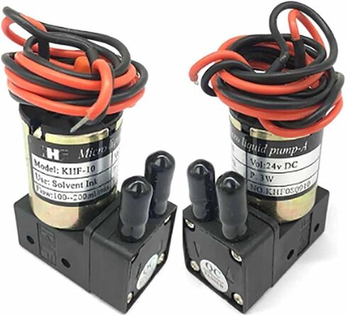 for KHF Small Ink Pump 24VDC 3W 100-200ML/min for Micro Diaphragm Liquid Pump for Large Format Eco Solvent Printers(1pcs) in Kuwait