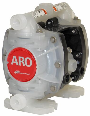 ARO PD01P-HPS-PAA-A مضخة غشاء مزدوجة من مادة البولي بروبيلين سانتوبرين، 5.3 جالون في الدقيقة، 125 رطل لكل بوصة مربعة in Saudi Arabia