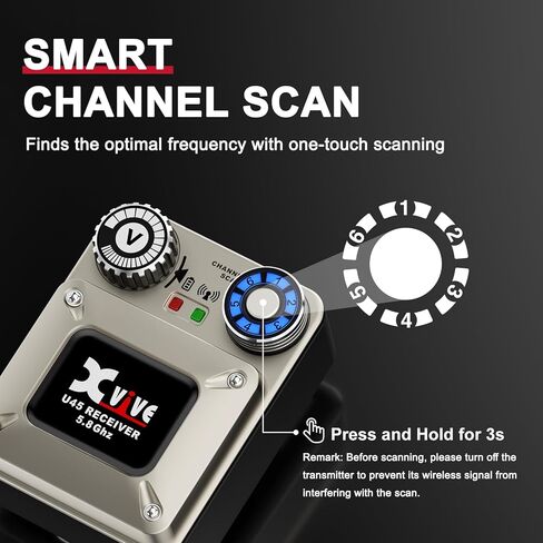 Xvive U45 Wireless in-Ear Monitor System with CU4 Case in Kuwait