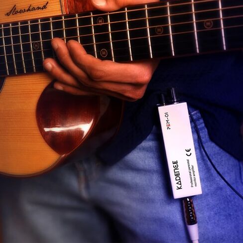 Kadence PEM-01 in-Ear Personal Monitor Amplifier (Wired), XLR/TRS Inputs, Stereo/Mono Switch, USB-C Power, Rigid Metal Body, 12-Hour Portable Runtime, Metal Belt Clip in Kuwait