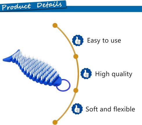 Barbell Brush Professional Barbell Cleaning Brush Barbell Care Kit Barbell Nylon Brush for Strength Training Bars, Barbell,Exercise Equipment Cleaning Supplies(Blue) in Kuwait