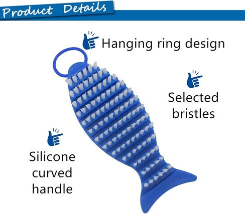 Barbell Brush Professional Barbell Cleaning Brush Barbell Care Kit Barbell Nylon Brush for Strength Training Bars, Barbell,Exercise Equipment Cleaning Supplies(Blue) in Kuwait