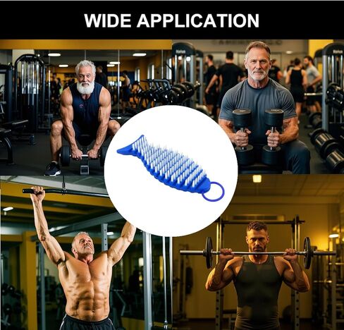 Barbell Brush Professional Barbell Cleaning Brush Barbell Care Kit Barbell Nylon Brush for Strength Training Bars, Barbell,Exercise Equipment Cleaning Supplies(Blue) in Kuwait