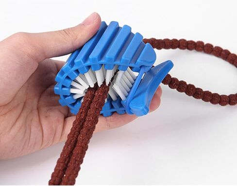 Barbell Brush Professional Barbell Cleaning Brush Barbell Care Kit Barbell Nylon Brush for Strength Training Bars, Barbell,Exercise Equipment Cleaning Supplies(Blue) in Kuwait