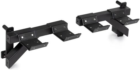 Titan Fitness T-2 Series Dumbbell Weight Bar Holders, Rack Mounted Spotter Arms, 440 LB Capacity, J-Hook Mounting with Nylon Cradle Liners, Strength Training Accessories in Saudi Arabia