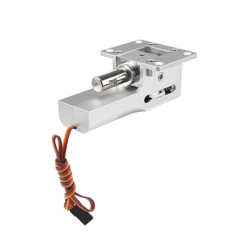 PZ-15096B معدات الهبوط القابلة للسحب بدون استخدام علبة معدنية كاملة قابلة للسحب الإلكتروني مع عمود المحور لنموذج طائرة RC (2 قطعة) in Saudi Arabia
