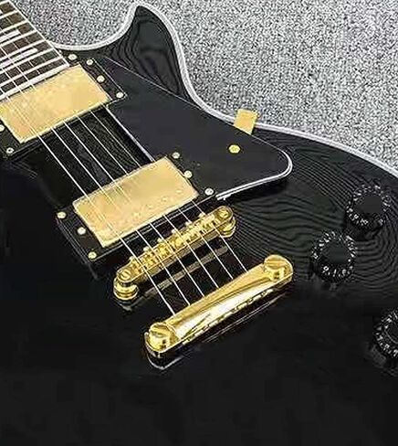 مجموعة من جسر Tune-O-Matic وقطعة خلفية مع أزرار للجيتار الكهربائي على طراز GB LP (ذهبي) in Kuwait