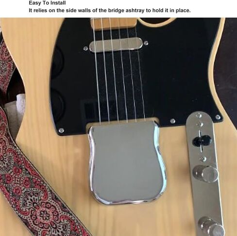 Replacement Vintage Ashtray-Style Tele Bridge Cover Guitar Bridge Protective Components Chrome in Kuwait
