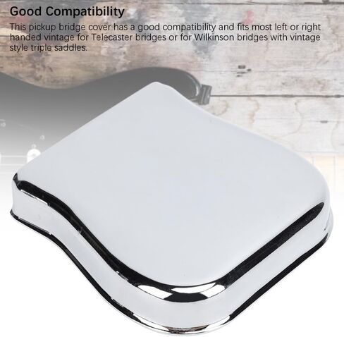 Replacement Vintage Ashtray-Style Tele Bridge Cover Guitar Bridge Protective Components Chrome in Kuwait