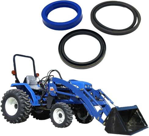 REPLACEMENTKITS.COM مجموعة ختم الأسطوانة الهيدروليكية المتوافقة مع لوادر العلبة New Holland 18LA 260TLA 270L L360 L360A LX118 & LX360 أسطوانات الرفع (يستبدل 87038297) in Saudi Arabia