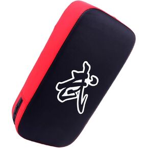 Toyvian Thickened Pu Kickboxing Leg Pad Martial Arts Kick Body Protector Boxing Training Target with Crimson Border for Muay Thai and Taekwondo Sparring in Saudi Arabia