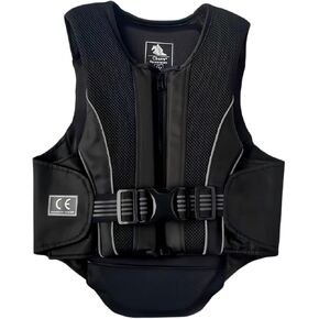 Adults Women Men Horse Riding Safety Vest Protector, Black Soft Thicken Equestrian Safety Vest,Bodyguard Protective Gear in Kuwait