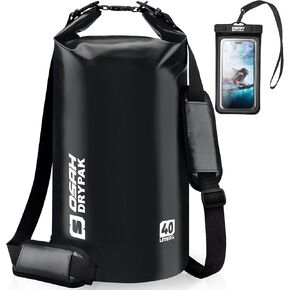 Waterproof Dry Bag, 5L/10L/20L/30L/40L Roll Top Lightweight Storage Backpack with Phone Case for Women & Men, Floating Waterproof Sack for Travel, Swimming, Kayaking, Paddle Board, Camping & Beach in Kuwait