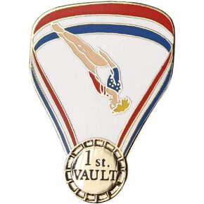 Snowflake Designs 1st Place Gymnastics Event Pins - Vault, Bars, Beam, Floor in Saudi Arabia